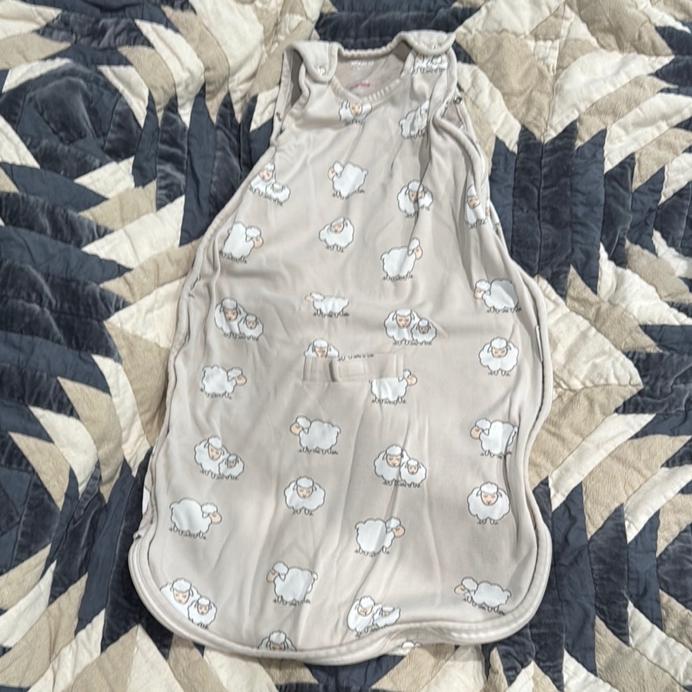 Woolino Sheep Print Baby Sleep Sack